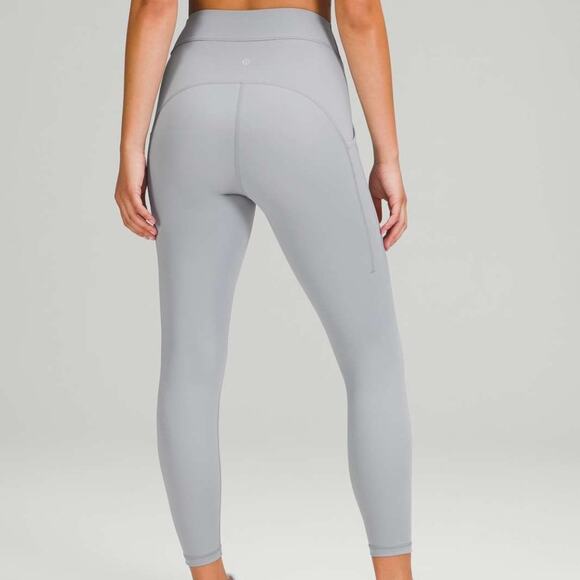 Lululemon Power Thru High-Rise Tight 25” Leggings Rhino Grey - Picture 4 of 10